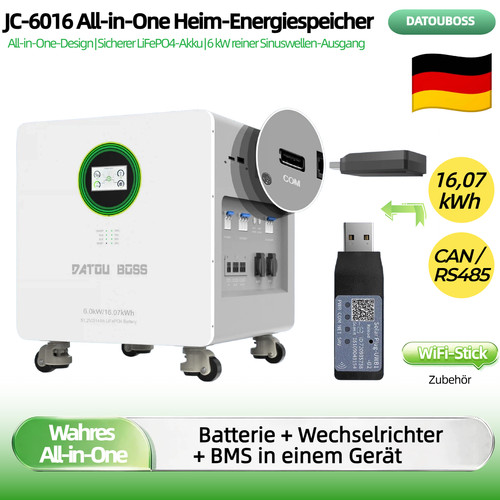 48v 314ah 07kwh batterie - 48v, 16,07kwh