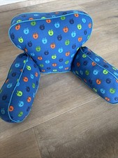 Smafolk Sitzkissen Einsatz Kinderwagenkissen Kissen Kinder Baby blau Äpfel 