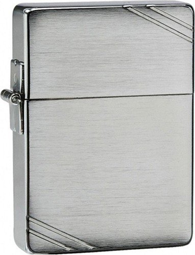 Zippo chrom gebürstet replica - chrom,