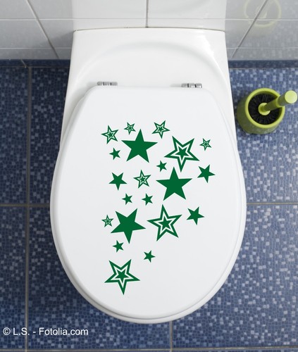 Neu sterne deckel aufkleber - neu, wc