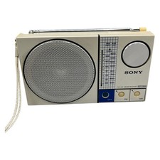 Sony ICF-S30W Stereo FM/AM 2 BANDS Vintage Receiver Mini Taschenradio DEFEKT Rar