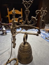 Türglocke mit Seilzug, Antiklook, Nostalgie, Landhausstil, Wandglocke