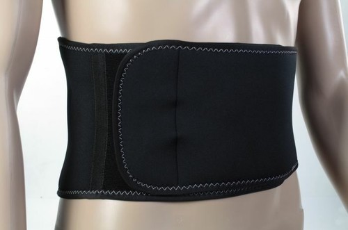 Schwarz neopren rückenstütze - schwarz,