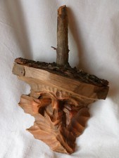HOLZSCHNITZEREI HANDARBEIT -WURZEL SEPP - WALDSCHRAT (H: 35 / B: 23 /T: 11 cm)