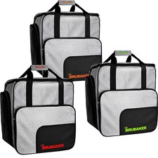 BRUBAKER Skistiefeltasche SuperTec Schuhtasche Bootbag Schuhfach Helmfach Silber