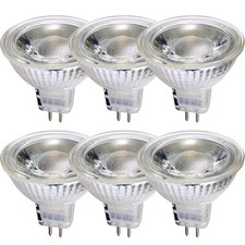 6 x LED Premium Glas Reflektor GU5,3 5W 350lm warmweiß 2700K MR16 Sparlampe 38°
