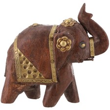 Deko Elefant geschnitzt mit