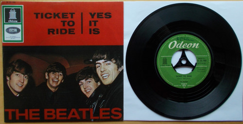 Beatles ticket ride yes - beatles,