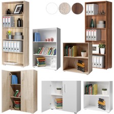CASARIA® Bücherregal Standregal Wandregal Aktenregal Büroregal Bücher Regal Holz