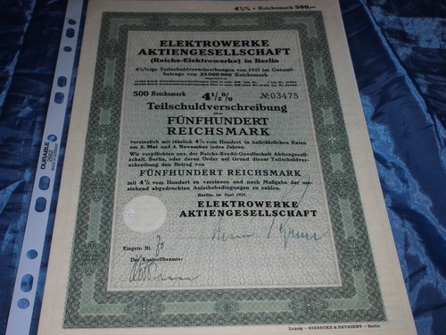 205 histor wertpapier - histor.,