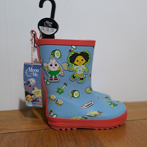 Moon and gummistiefel blau - me,