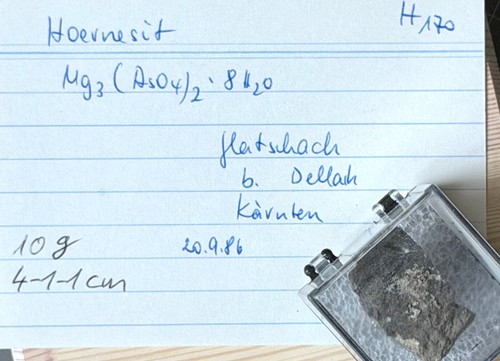 Hörnesit glatschach bei - glatschach,