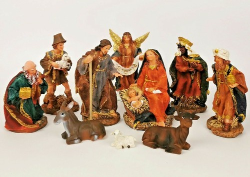 Krippenfiguren teilig set - krippenfiguren,