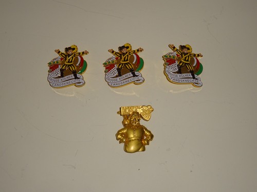 Karnevalsanstecker - 4x,