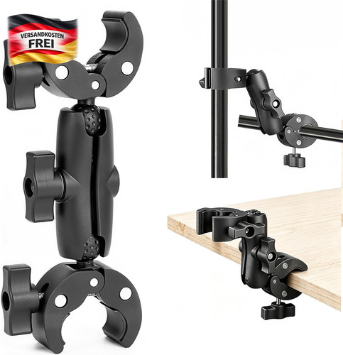 Doppelklemmhalterung mm - 38,