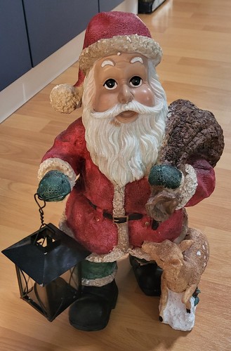 Nikolaus mit laterne - mit, cm
