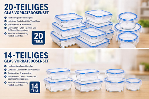 Vorratsdosen set 20 tlg - 14,