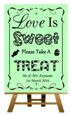 Green Love Is Sweet Candy Bar