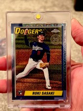 2025 Topps Series 2 - 1990 Topps Chrome Silver Pack Roki Sasaki #T90C135 (RC)