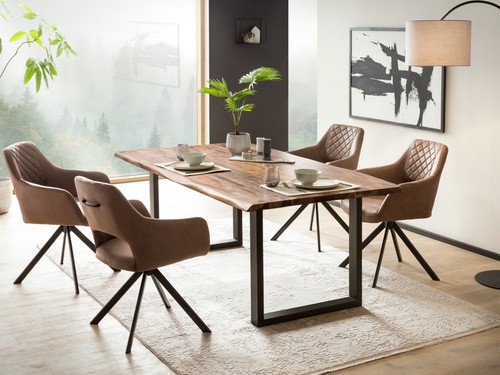 Essgruppe corton esstisch - essgruppe,