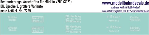 Restaurierungs decals für - h0-restaurierungs-decals,