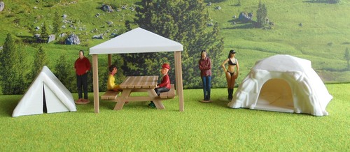 Zelt camping scalextric - zelt,