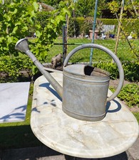 Alte STS Gießkanne Zinkgießkanne Altzink stabil langlebig dicht 10 L