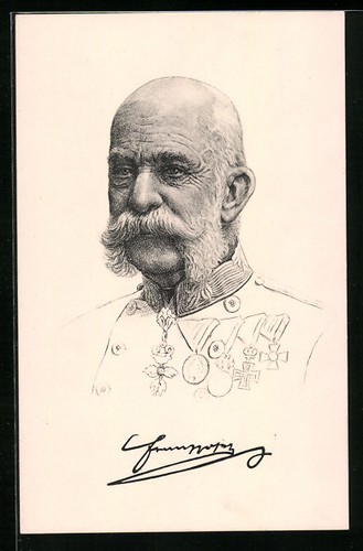 Künstler kaiser franz - künstler-ak,