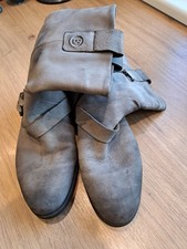 Bogner Boots/Stiefeletten, Nubukleder, Gr.37, grau