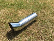 Endrohr aus poliertem Edelstahl im DTM look mit 90mm !! Eintragungsfrei !! 