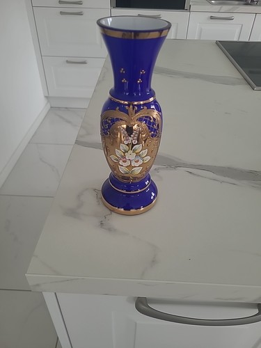 Bohemia glas vase - glas,