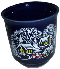 Glühweintasse blau 2022 -