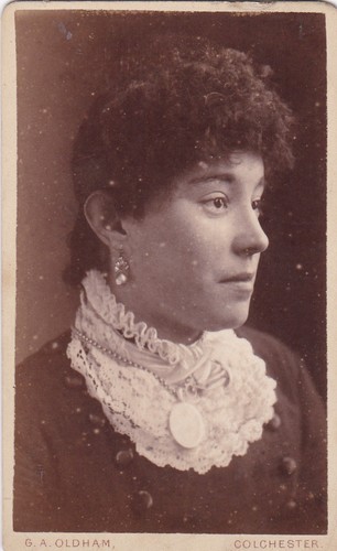 Cdv foto attraktive dame - cdv, foto-attraktive