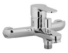 LIVARNO home Badewannenarmatur Wasserhahn Bad Armatur Duschen 35-mm-Kartusche