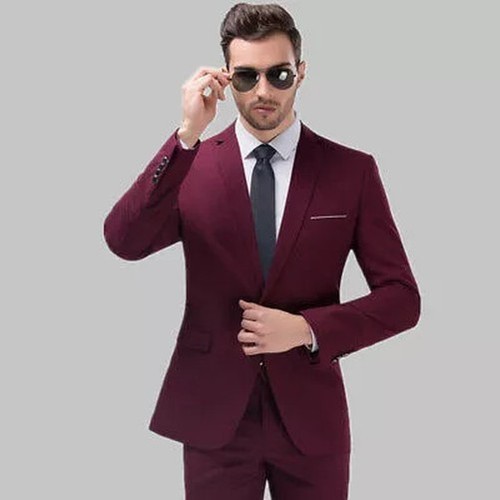 Herren komplettset bordeaux - komplettset,