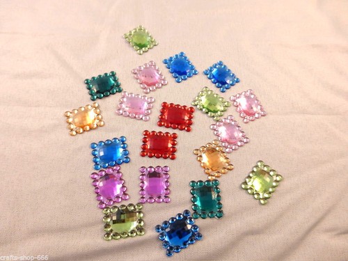 Glitzersteine rechtecke - glitzersteine,
