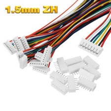 1.5mm 1.5 ZH Micro JST Stecker 15cm Kabel + Buchse  2 3 4 5 6 7 8 9 10 11 12 Pin