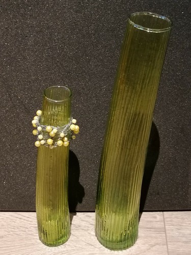 Glas vase deko - 2x, glas-vase,