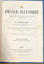 1881 La France Illustree Geographie Geschichte Illustrierte Antik Buch Band 2