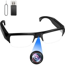 Kamerabrille Mini Sport Kamera Brille Video HD 1080P ohne WLAN NEU