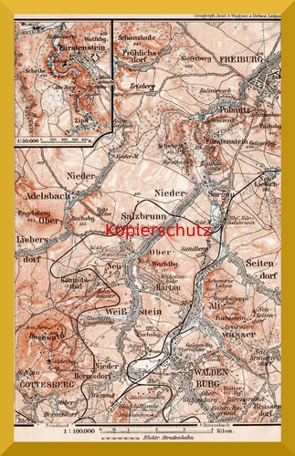 Umgebung von waldenburg - von,