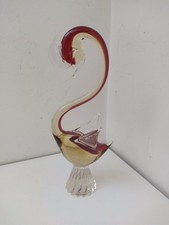 Alte Murano?  Glasfigur Schwan Vogel  Skulptur Dekofigur Glaskunst Italien
