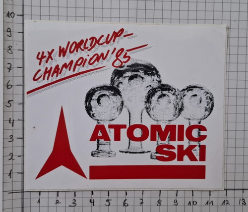 Aufkleber sticker atomic - aufkleber, /