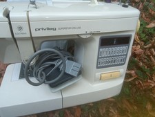 Nähmaschine PRIVILEG SUPER DE LUXE M2021 E Jeans Leder Seide Baumwolle