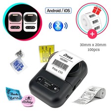 Etikettendrucker Mini Label Printer Bluetooth Quittung Barcode Thermodrucker