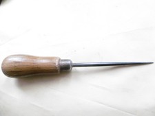 Original DDR ! alten Ahle Holzgriff Leder Heimwerker Schuster Sattler