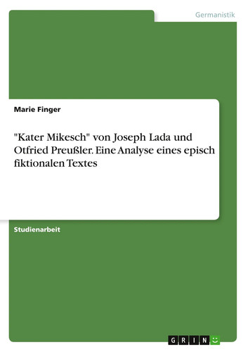 Marie finger kater mikesch - finger,