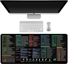 Mauspad XXL, Excel Shortcuts