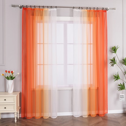 2er pack voile gardinen - 2er,