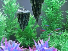 Schwebender Stein Polyresin Medium (11x7x6) Aquarien Aquarium Stein Zubehör Deko